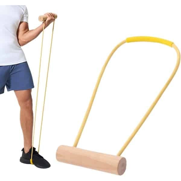 Stretchband met Handvat - Weerstandsband Krachttraining - Spierversterking Thuis - Antislip Ergonomische Grip - 95 cm Lengte - Niet gespecificeerd