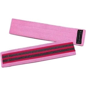 Stretchbanden voor oefeningen - Weerstandsbanden Fitness - Krachttraining Thuis - Antislip Elastisch Materiaal - 76 x 8 cm - Roze