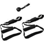 Suspensietrainer voor Krachttraining en Fitness - Duurzame Nylon Strikken met Verstelbare Lengte - 2 Posities - 1.3m & 2.2m - 250 kg Maxi­male Belasting - Home Gym & Outdoor Workout