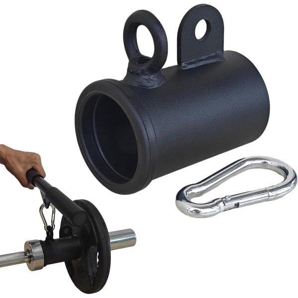 T-staafbeugel - Barbell Attachment - Krachttraining Thuis - Eenvoudige Installatie - 10 cm Lengte - Zwart