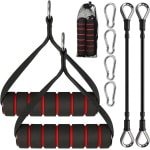 Training Band - Polsband Fitness - Krachttraining Thuis - Ergonomisch Ontwerp - NBR Materiaal - Zwart