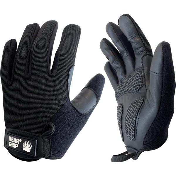 Trainingshandschoenen met Gelvoering voor Krachttraining, Fitness en Crossfit - Antislip Bescherming (Zwart, L)