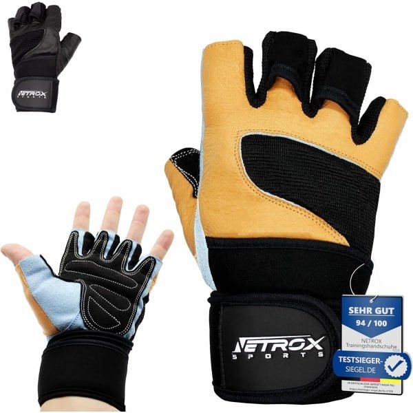 Trainingshandschoenen met Polsbandage voor Fitness, Krachttraining en Crossfit