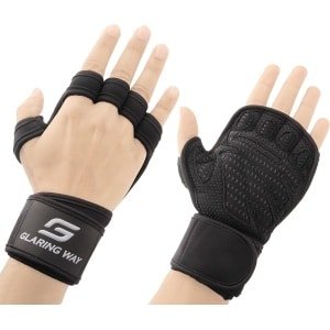 Trainingshandschoenen met Polssteun en Volledige Palm Grip voor Fitness en Krachttraining (Maat M)