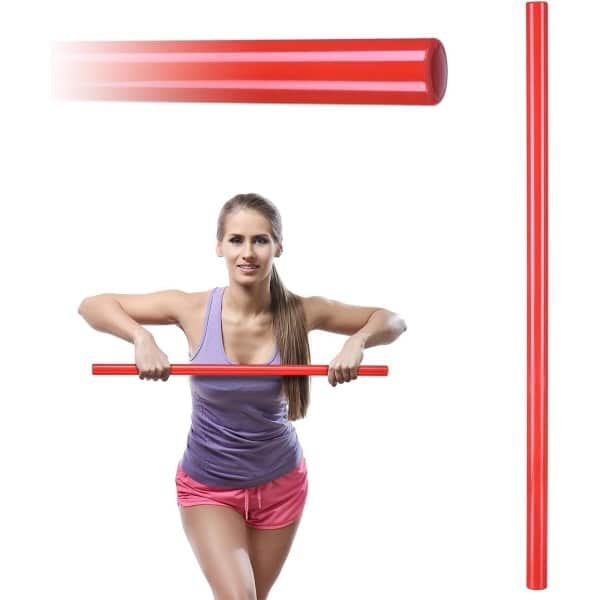 Trainingsstok 120 cm - Flexibele Gymnastiekstok voor Fitness, Pilates en Krachttraining