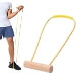 Trainingsweerstandsband - Elastische band - Krachttraining thuis - Met antislip handvat - 30 pond weerstand - N.v.t.