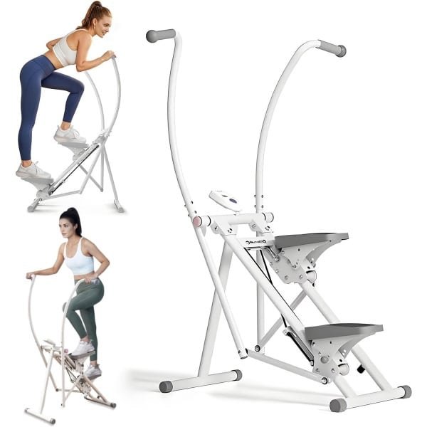 Traploper voor thuis - Trapklimmer crosstrainer - Full body training - Stil en compact