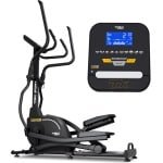 Trex Sport TX-900ECT Argon - Crosstrainer Fitness - Elektromagnetisch - Vliegwiel van 18 kg - 21 trainingsprogramma's - 32-niveaus crosstrainer - Tot 135 kg