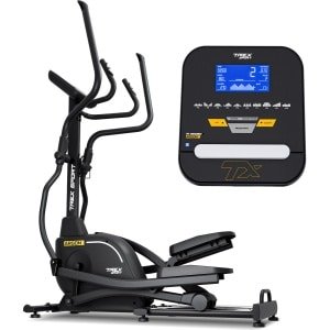 Trex Sport TX-900ECT Argon - Crosstrainer Fitness - Elektromagnetisch - Vliegwiel van 18 kg - 21 trainingsprogramma's - 32-niveaus crosstrainer - Tot 135 kg