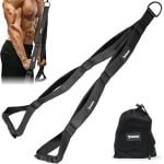 Tricep Kabel Bevestiging met Meerdere Gripposities - Voor Effectieve Krachttraining en Verbeterde Spieractivatie