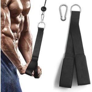Tricep Rope met Antislip Handgrepen voor Krachttraining en Gym