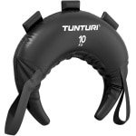 Tunturi Platinum Bulgarian bag - 10kg - Fitness sandbag voor krachttraining - Powerbag - Zwart - Incl. gratis fitness app