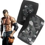 U Fit One 2 Stuks Premium Elbow Sleeves 7mm - Elleboog Brace - Compressiekousen - Heavy Lifting - Bench Press - Fitness - Crossfit - Maat L