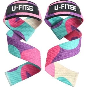 U Fit One Lifting Straps - Anti Slip - Deadlift Straps - Gewichtshef - Powerlifting - Crossfit - Inclusief Ebook