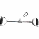 V-Bar Kabelbevestiging 24 Inch voor Krachttraining - Kabelmachine Accessoire met Rubberen Handgrepen