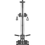 VEVOR Lat Pulldown Station, 3-in-1 Wandgemonteerde Lat Pulldown Toren, Krachtstation tot ca. 227kg met Lat Pulldown Stang en Kabelkatrol, Krachttraining voor Rug, Armen, Schouders en Buikspieren, Zwart-Zilver