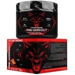 Vegan Potent Pre-Workout 300g - L-Citrulline, Beta-Alanine, Cafeïne, Taurine, AstraGin, Panax Notoginseng - 24 Porties, Sinaasappel - Gemaakt in Italië