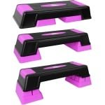 Verstelbaar Aerobic Step Platform voor Fitness en Krachttraining met Risers (3 Hoogtes)