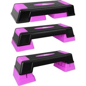 Verstelbaar Aerobic Step Platform voor Fitness en Krachttraining met Risers (3 Hoogtes)