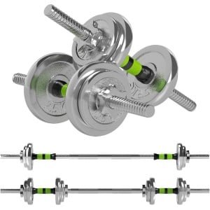 Verstelbaar Gewichtsset 20kg: Halters en Halterstang voor Krachttraining