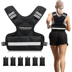 Verstelbaar Gewichtsvest 5-9 kg / 9-14,4 kg met Reflecterende Strepen | Ideaal voor Krachttraining en Joggen | Ademend Ontwerp voor Mannen en Vrouwen