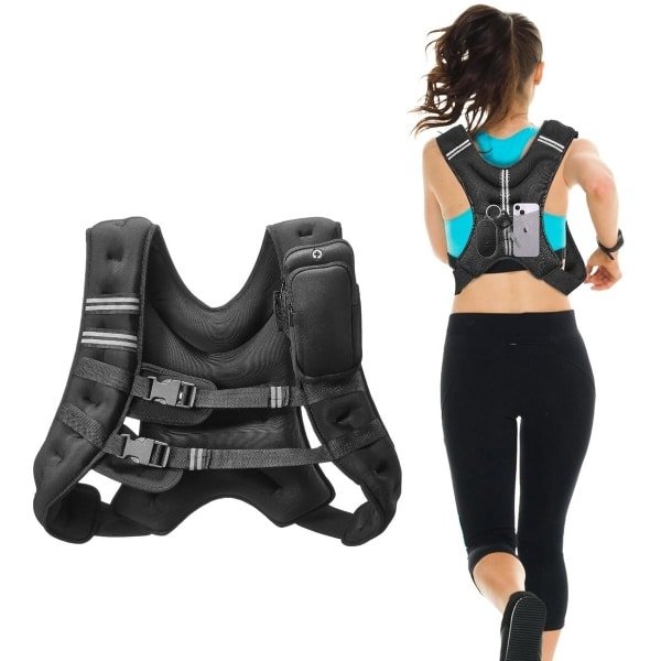 Verstelbaar Gewichtsvest - Krachttraining en Crossfit Trainingsvest - Hardloopvest - Oefening