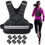 Verstelbaar Gewichtsvest voor Krachttraining, Hardlopen en Fitness (1.8 - 3.6 kg)