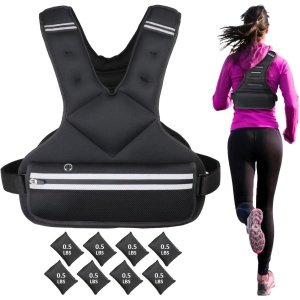 Verstelbaar Gewichtsvest voor Krachttraining, Hardlopen en Fitness (1.8 - 3.6 kg)