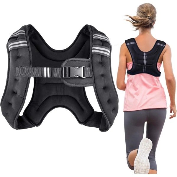 Verstelbaar Gewichtsvest voor Training, Cardio en Hardlopen - Hoogwaardige Vulling