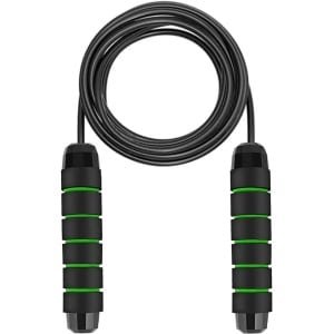 Verstelbaar Speed Springtouw met Traagschuim Handvatten voor Fitness en CrossFit