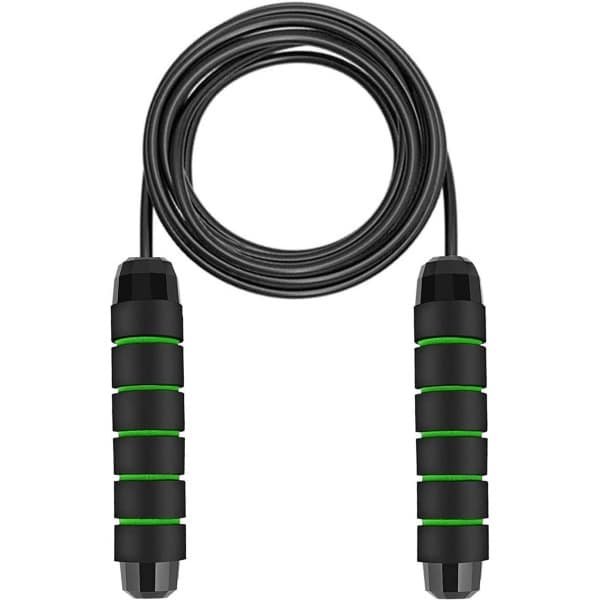 Verstelbaar Speed Springtouw met Traagschuim Handvatten voor Fitness en CrossFit