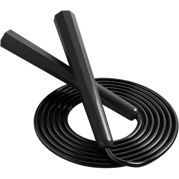 Verstelbaar Springtouw - Fitness Touw - Cardio Training - Antislip Handgrepen - 3 Meter Lengte - Zwart