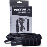 Verstelbaar Springtouw - Fitness Touw - Cardio Training - Ergonomische Handgrepen - 20 x 25 x 5 cm - Zwart