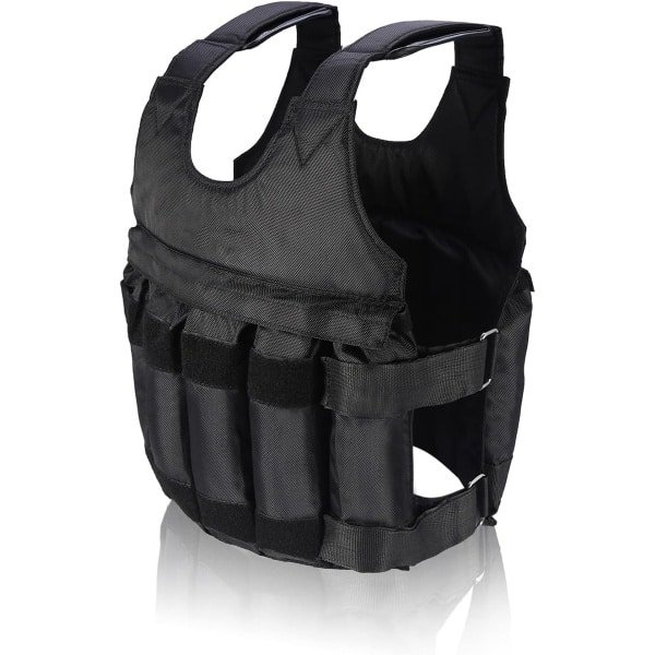 Verstelbaar Trainingsvest met 12 Zakken | Max 50 KG Gewichtsvest voor Fitness en Krachttraining