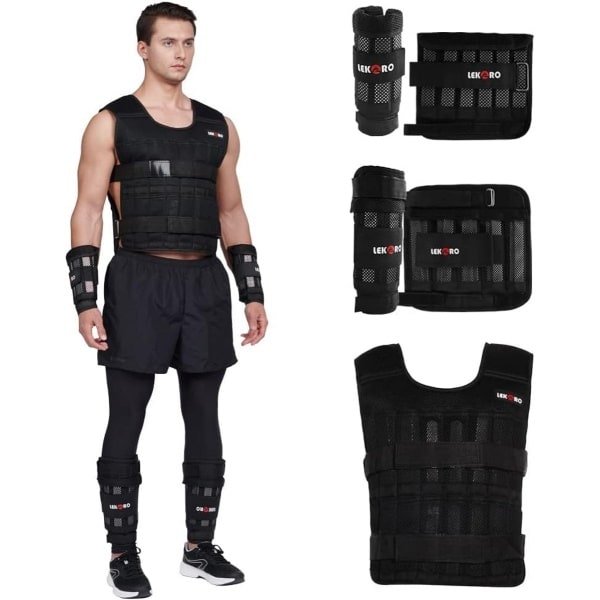 Verstelbaar Trainingsvest met Gewicht voor Krachttraining en Fitness