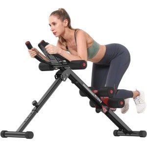 Verstelbare Ab Workout Apparatuur voor Thuisgym - Full Body Krachttraining en Opvouwbare Taille Trainer