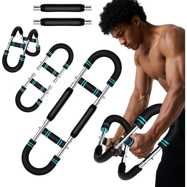 Verstelbare Arm- en Borsttrainer voor Krachttraining, Draagbaar Fitnessapparaat met Instelbare Weerstand