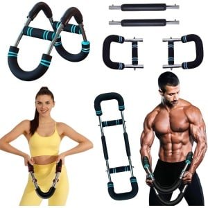 Verstelbare Armtrainer - Borst-, Onderarm- en Krachttrainer voor Thuistraining (40-100 lbs)