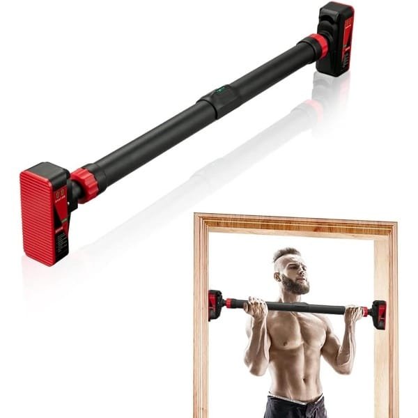 Verstelbare Deur Optrekstang zonder Boren - Krachttraining Chin-Up Stang voor Thuisgym