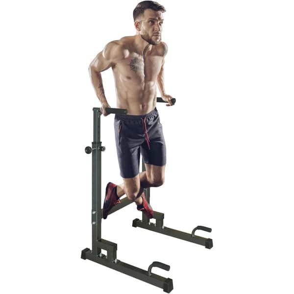 Verstelbare Dip Bar Station voor Thuis Gym - Heavy Duty Fitness Apparatuur voor Krachttraining