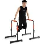 Verstelbare Dip Bars - Krachttraining Station - Full Body Oefening - Verstelbare Antislip Voet - 31.5-40 inch - Zwart