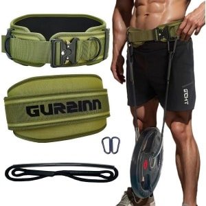 Verstelbare Dip Belt en Gewichthefriem met Sterke Stalen Ketting voor Fitness en Krachttraining