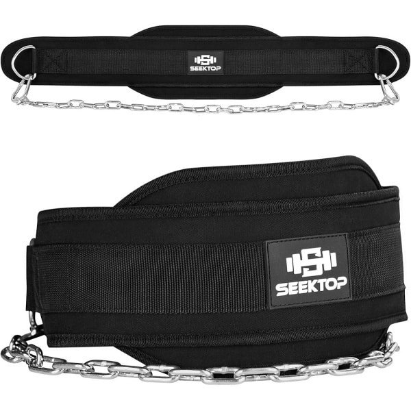 Verstelbare Dip Belt met Ketting voor Krachttraining en Gewichtheffen