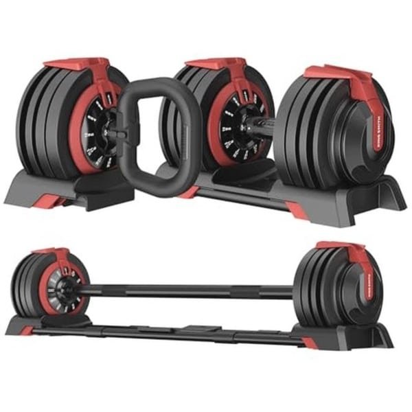 Verstelbare Dumbbell Set - 3 in 1 Handgewichten voor Krachttraining en Bodybuilding