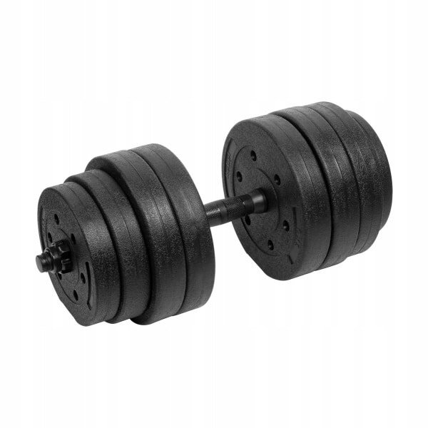 Verstelbare Dumbbells 20kg Bitumen - Rebel Actieve Krachttraining