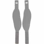 Verstelbare Fietspedaalriemen - Voetriemen Hometrainer - Thuis Trainen - Buigzaam en Krasvrij - 30 x 5.5 cm - Donkergrijs