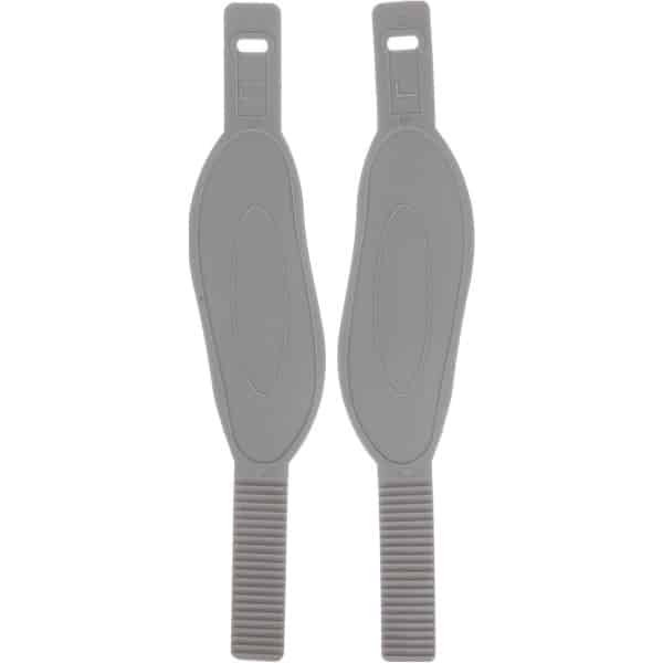 Verstelbare Fietspedaalriemen - Voetriemen Hometrainer - Thuis Trainen - Buigzaam en Krasvrij - 30 x 5.5 cm - Donkergrijs