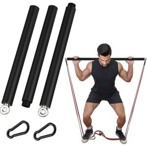 Verstelbare Fitness Bar voor Krachttraining en Pilates - Ideaal voor Thuisgebruik