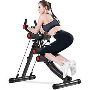Verstelbare Fitnessmachine voor Buikspieroefeningen en Krachttraining met Weerstandsbanden
