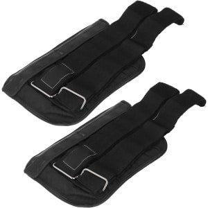 Verstelbare Gewichten - Pols Enkelbanden - Krachttraining Fitness - Aanpasbaar Gewicht 1-6kg - 40x17x2 cm - Zwart